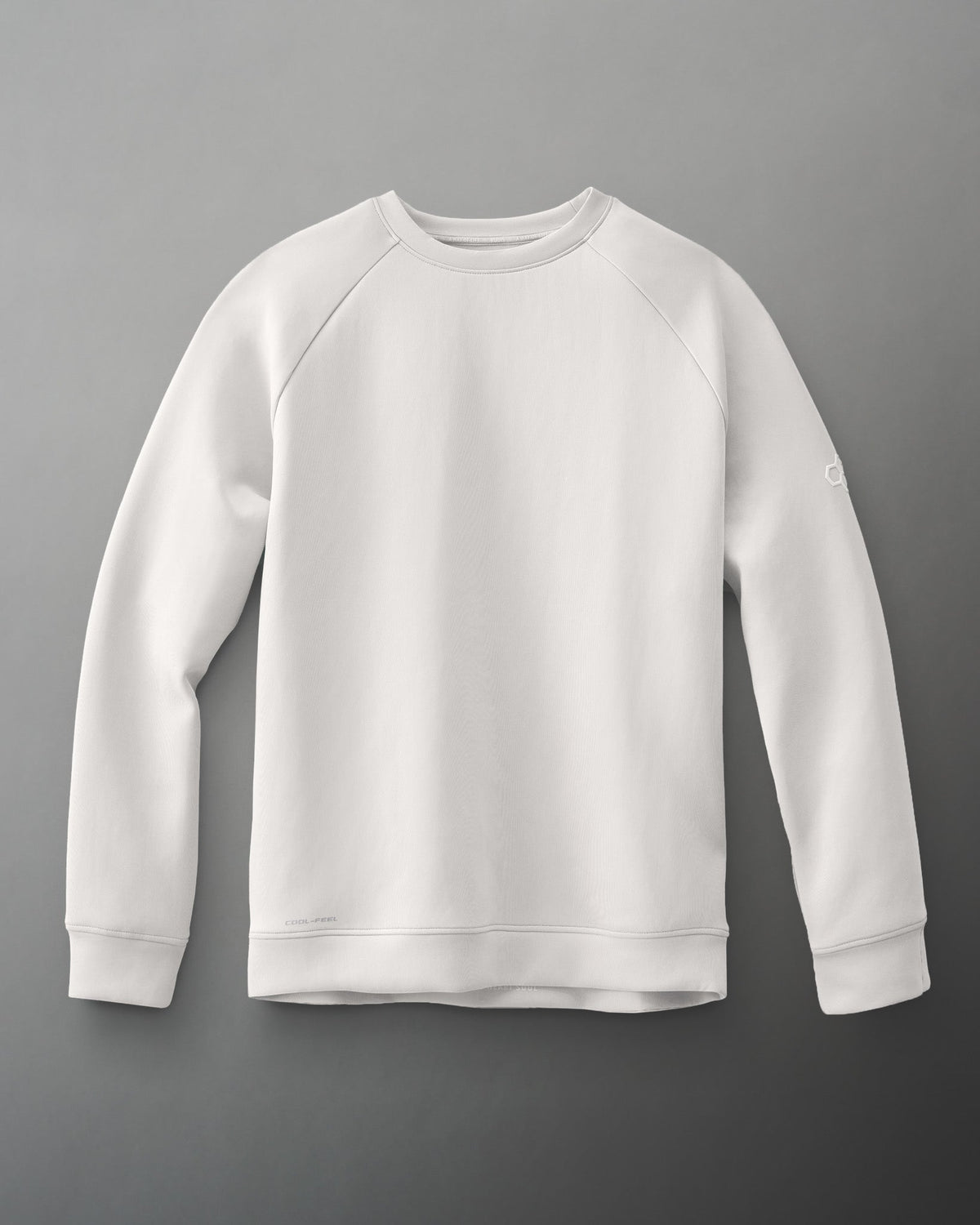 Pull ras du cou RUDIS COOL-FEEL - Gris lunaire