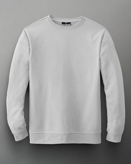 Rudis Elite Terry Youth Crewneck - Lunar Gray